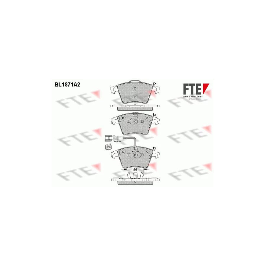 FTE 9010451 Brake Pad Set