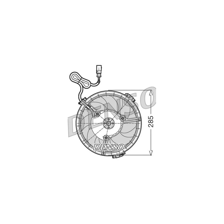 DENSO DER02005 Fan, Radiator
