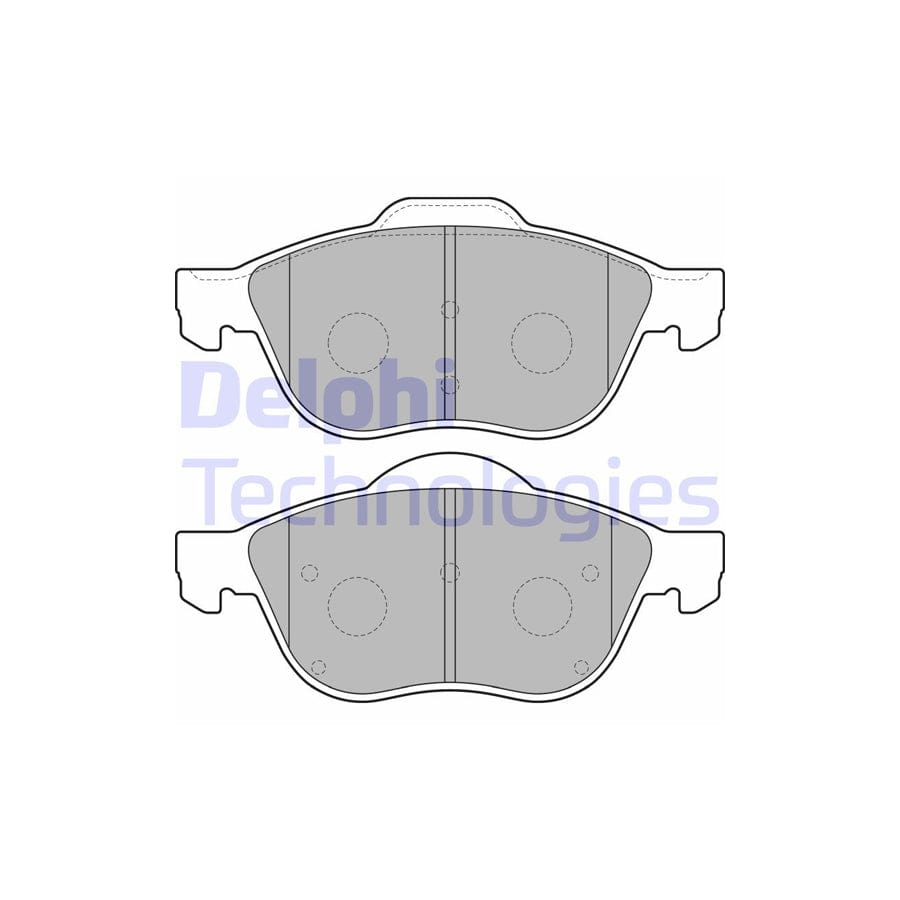 Delphi Lp1844 Brake Pad Set For Toyota Avensis