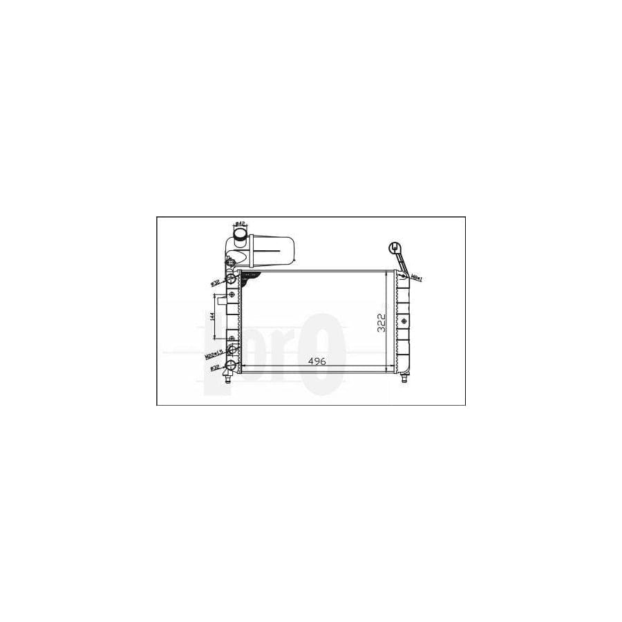 Abakus 0160170006 Engine Radiator