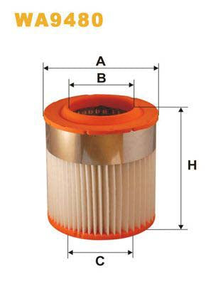 WIX Filters WA9480 Air Filter For Audi A8 D3 (4E2, 4E8)