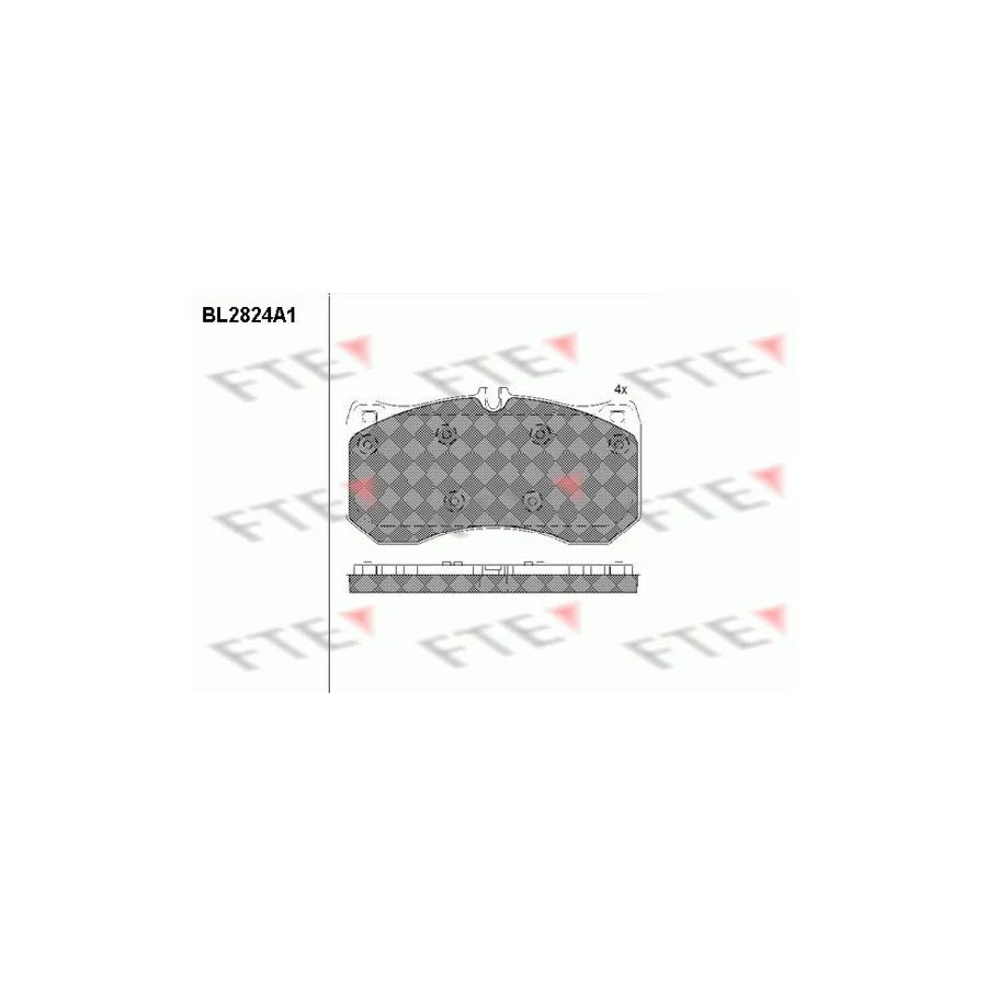 FTE Bl2824A1 Brake Pad Set