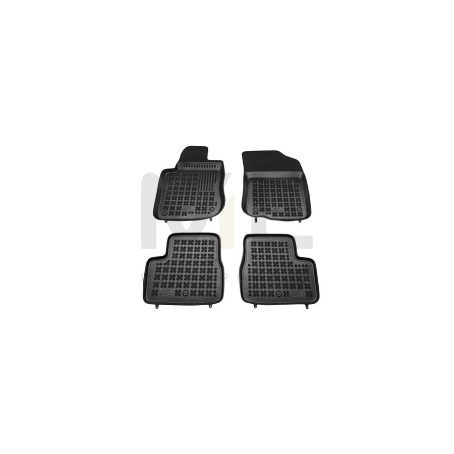 REZAW PLAST Tailored 201310 Floor mat set Elastomer, Front and Rear, Quantity: 4, Black