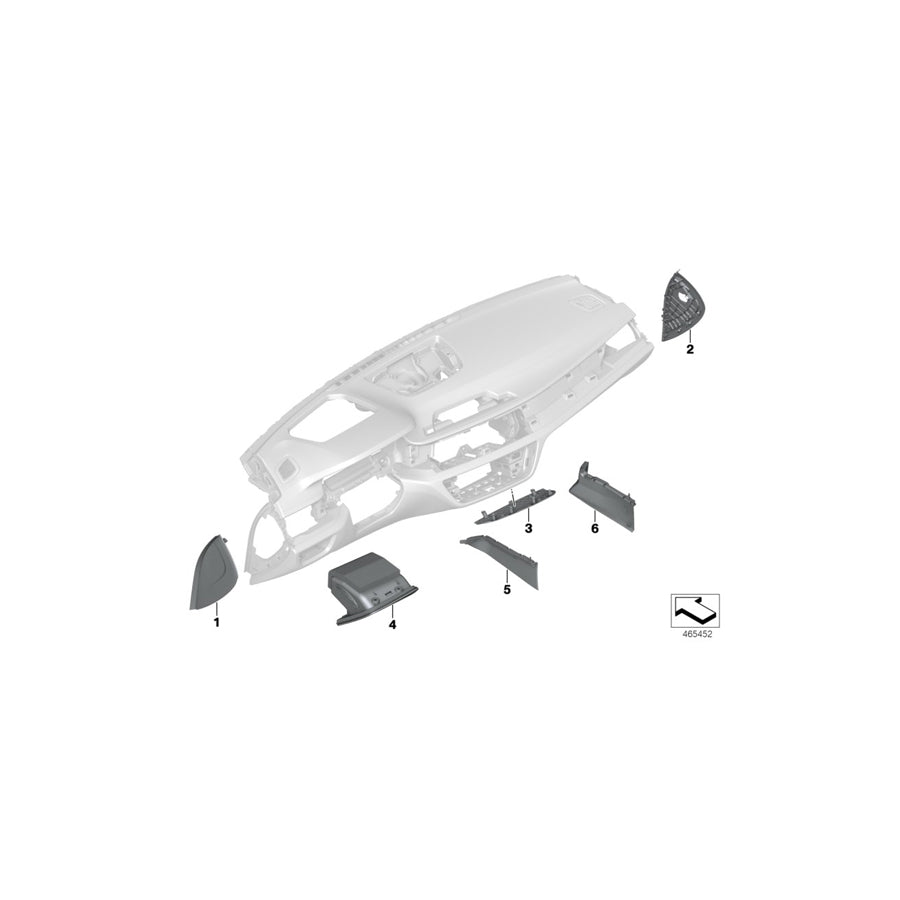 Genuine BMW 51457991249 G12 G11 Fold-Out Bin, Driver Side, Leather RAUCHWEIß (Inc. 750LdX, 750LiX 4.4 & 745eX) | ML Performance US Car Parts