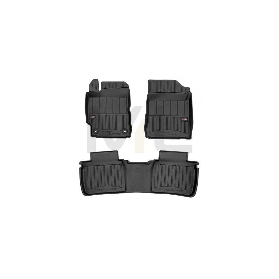 FROGUM Tailored, ProLine 3D427105 Floor mat set for TOYOTA Camry VII Saloon (_V5_) Elastomer, Front and Rear, Quantity: 3, Black, (LHD)