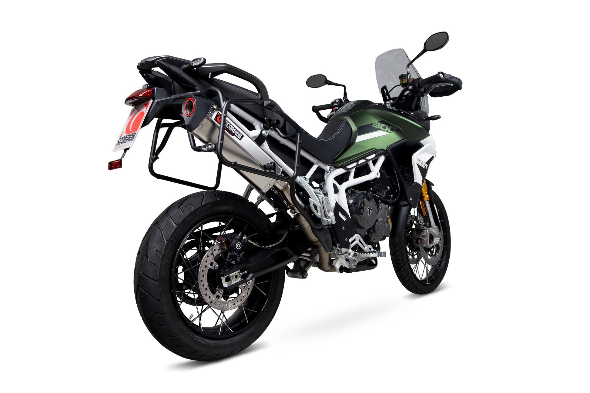 Scorpion RTR90TEO Triumph Tiger 900 Serket Parallel Slip-On - Titanium Sleeve | ML Performance US US