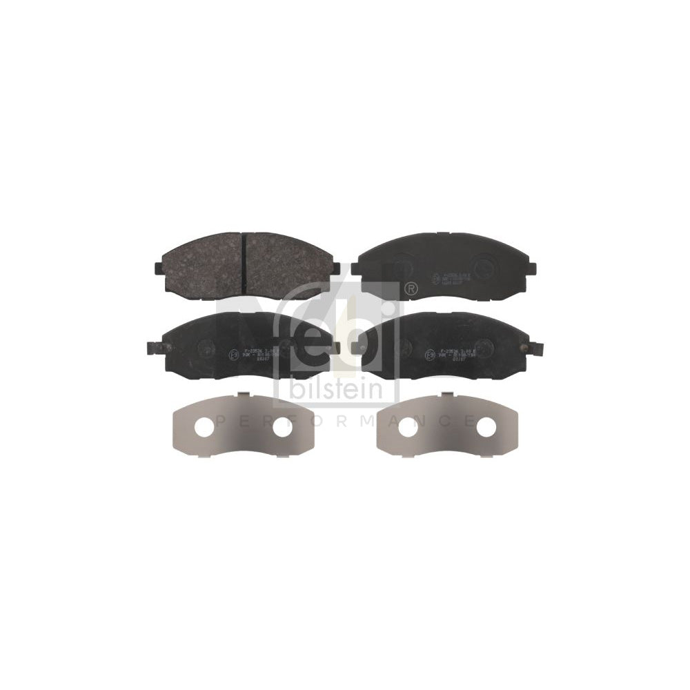 Febi Bilstein 16680 Brake Pad Set Front Axle, With Acoustic Wear Warning
