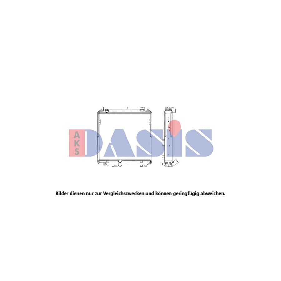 AKS Dasis 210295N Engine Radiator for Toyota Dyna