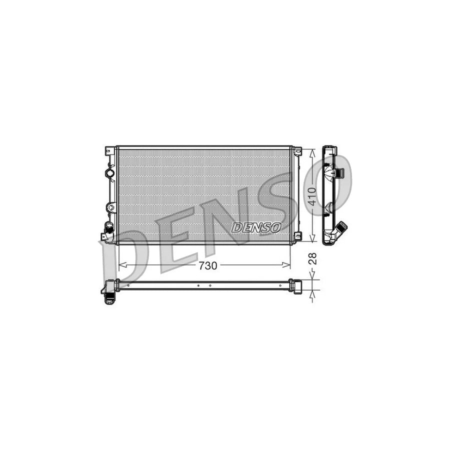 DENSO DRM23090 Engine Radiator