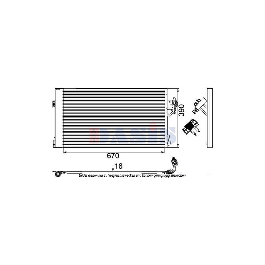 AKS Dasis 132011N Air Conditioning Condenser