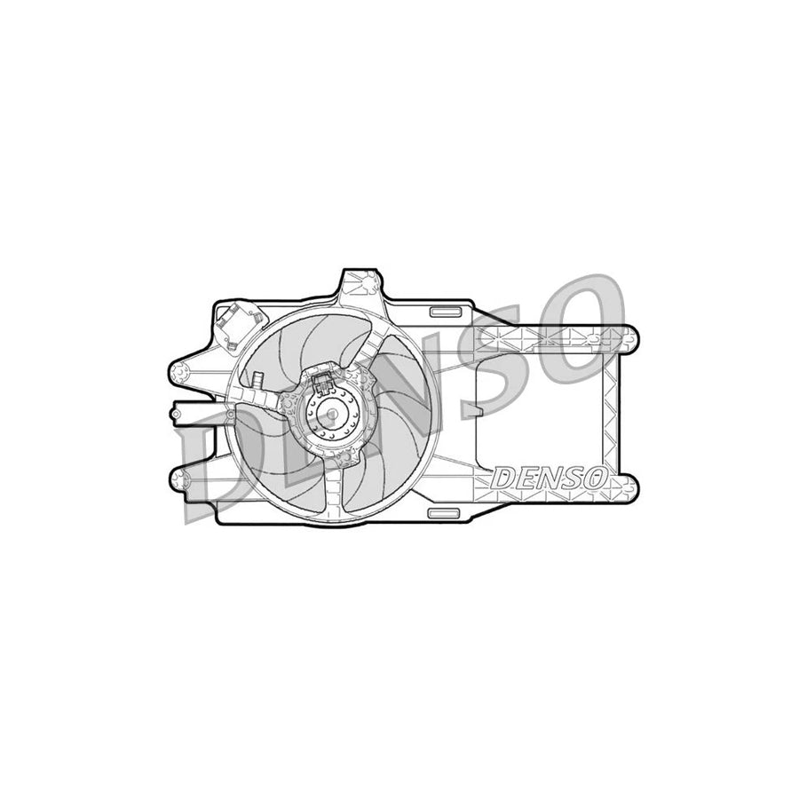 DENSO DER13002 Fan, Radiator for Lancia Y (840)