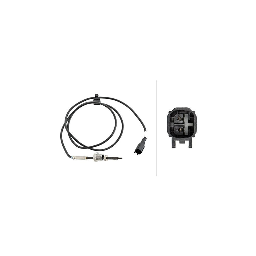 Hella 6PT 358 181-781 Sensor, Exhaust Gas Temperature For Ford Transit