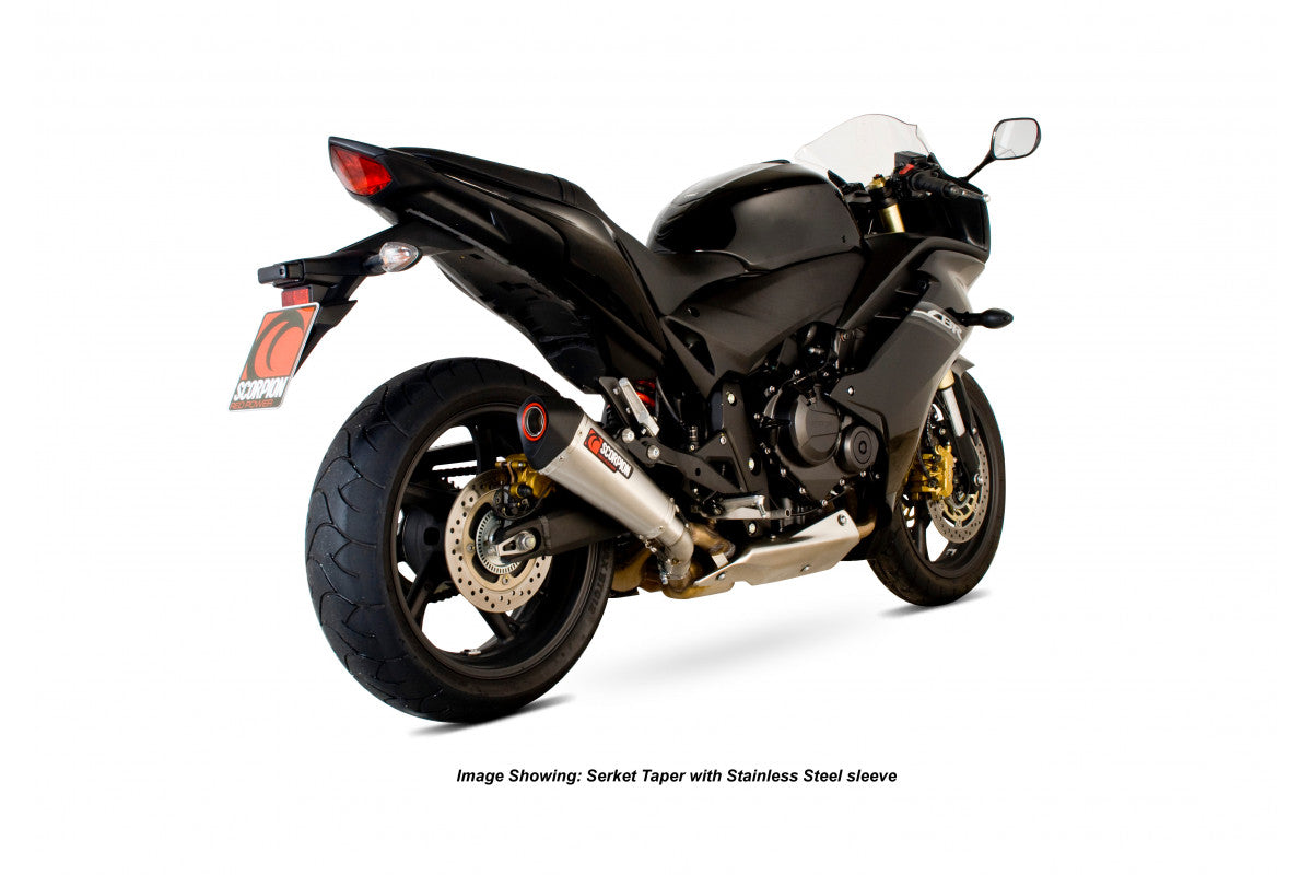 Scorpion RHA153CEO Honda CBR600 F Serket Taper Slip-On - Carbon Fibre Sleeve | ML Performance US US