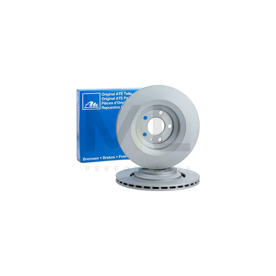 ATE 24.0122-0223.1 Brake Disc for AUDI A6 Vented, Coated, High-carbon  - 1 piece