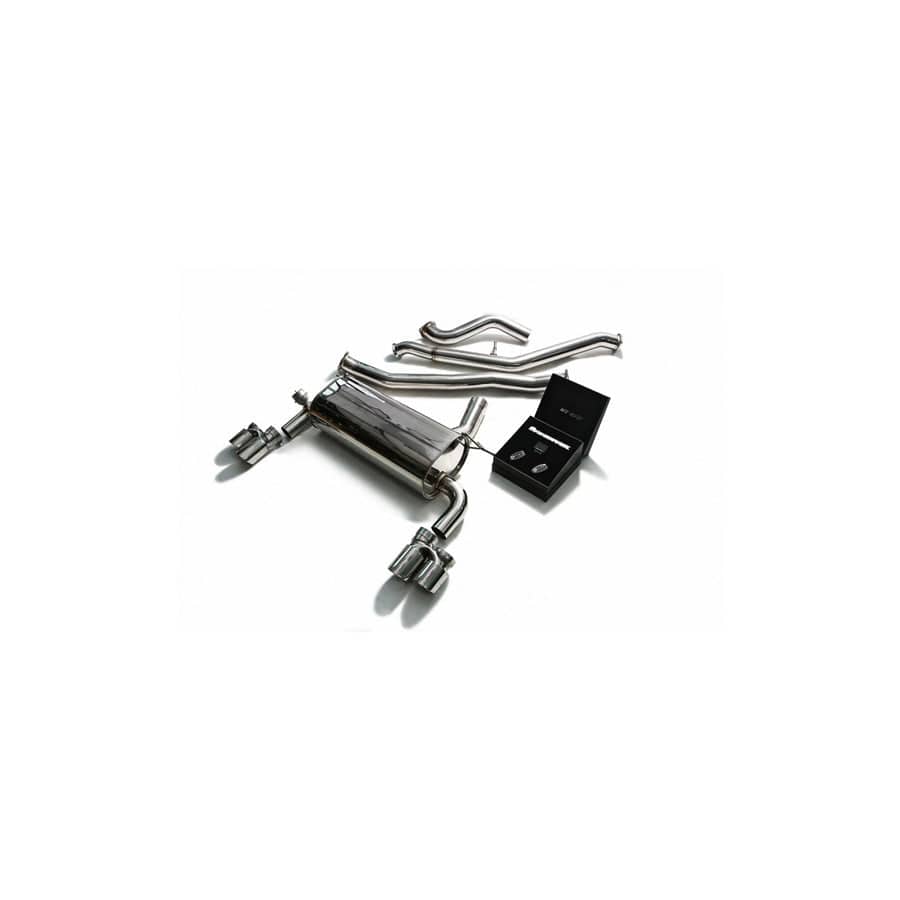 Armytrix BMF32-QS42C Valvetronic Exhaust System BMW 3-Series | 4-Series F3x 2012-2015 with Quad chrome 3.15"