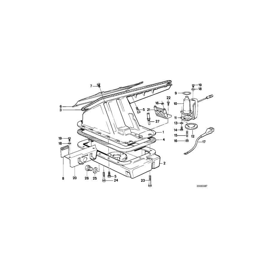 Genuine BMW 11131310837 E30 Classic Oil Pan (Inc. 320is & M3) | ML Performance UK Car Parts