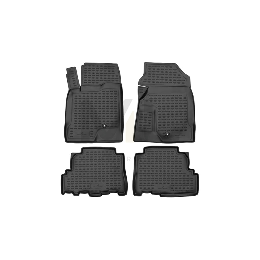 WALSER Tailored, XTR 75107 Floor mat set Front and Rear
