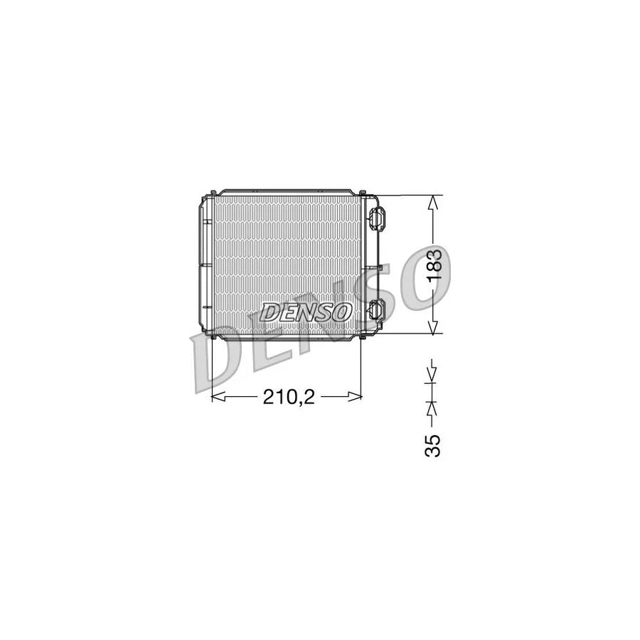 DENSO DRR23018 Heater Matrix
