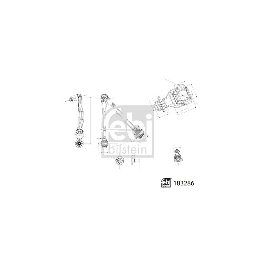 Febi Bilstein 183286 Suspension Arm for BMW I3 (I01)
