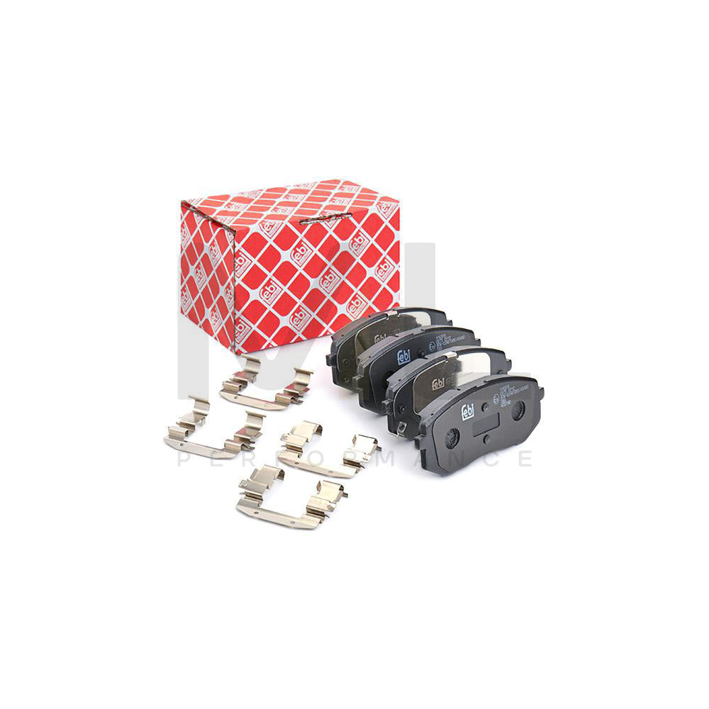Febi Bilstein 116376 Brake Pad Set Front Axle, With Acoustic Wear Warning, With Attachment Material
