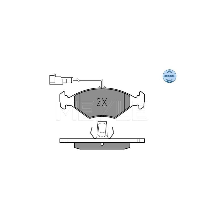 Meyle 025 232 2018/W Brake Pad Set