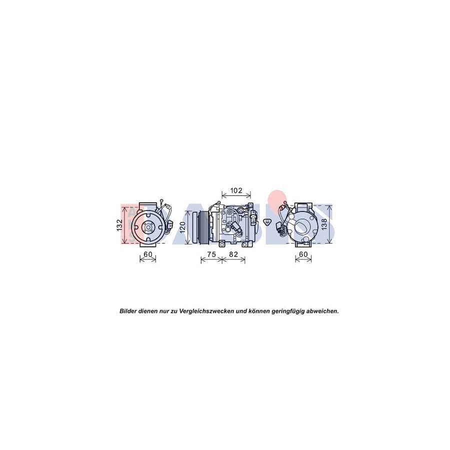 AKS Dasis 852699N Compressor, Air Conditioning