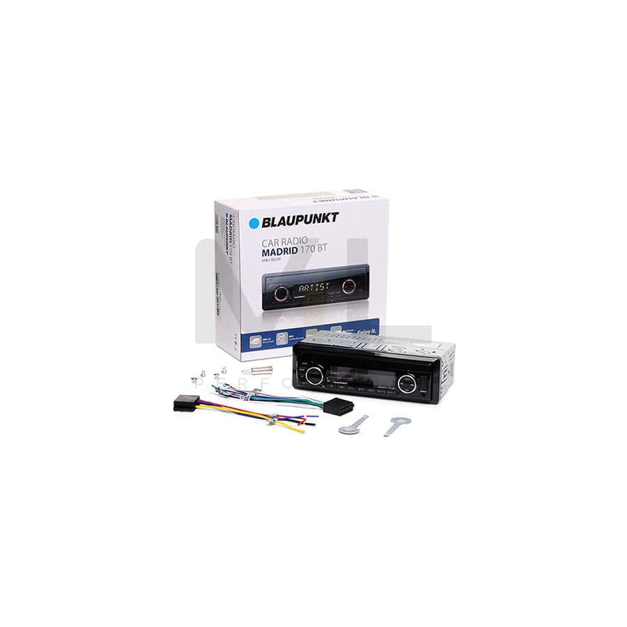 BLAUPUNKT MADRID 170 BT 2 001 017 123 472 Car stereo 1 DIN, 10,5 - 14,4V, MP3, WMA