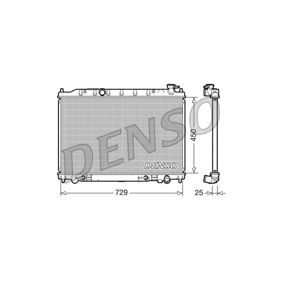 DENSO DRM46029 Engine Radiator for Nissan Murano