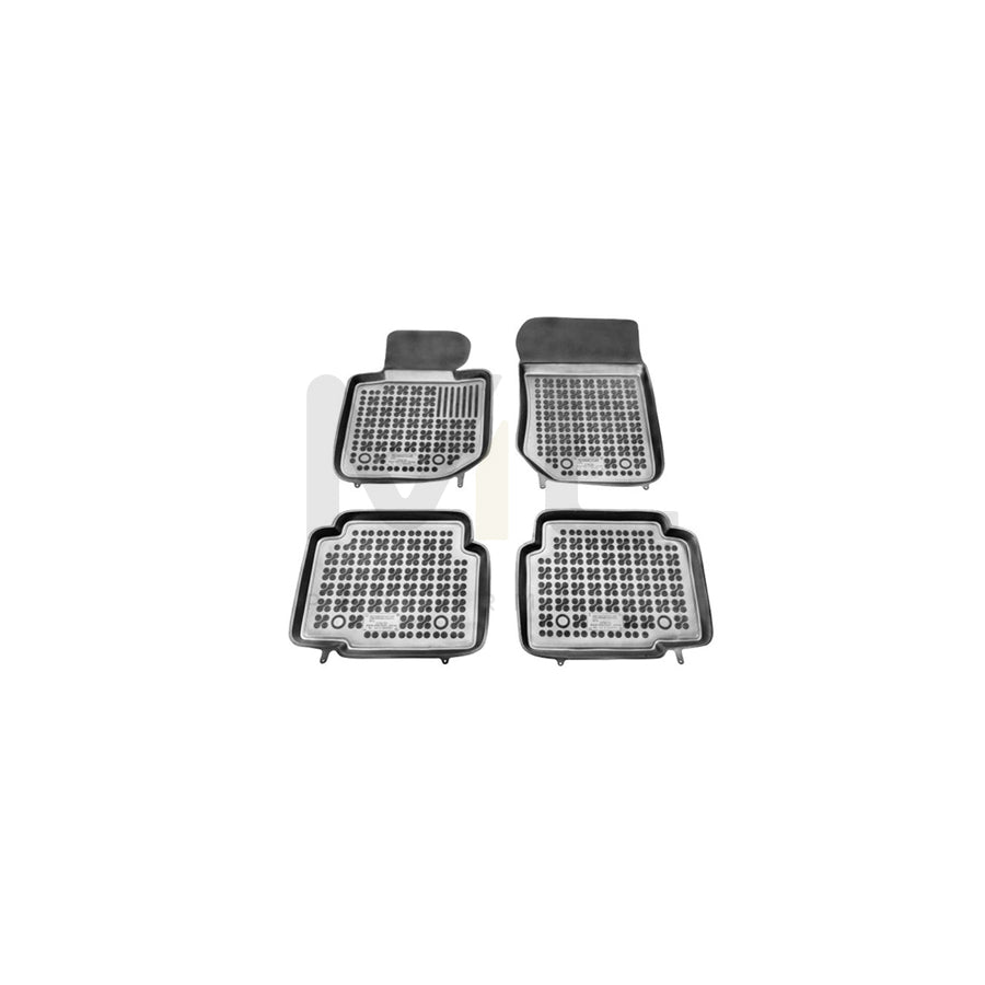 REZAW PLAST 200701 Floor mat set for BMW 3 Series Elastomer, Front and Rear, Quantity: 4, Black