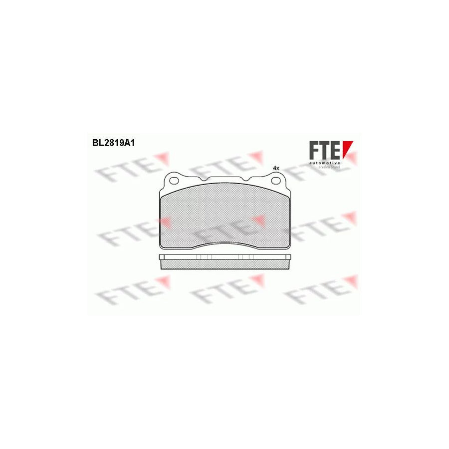 FTE Bl2819A1 Brake Pad Set