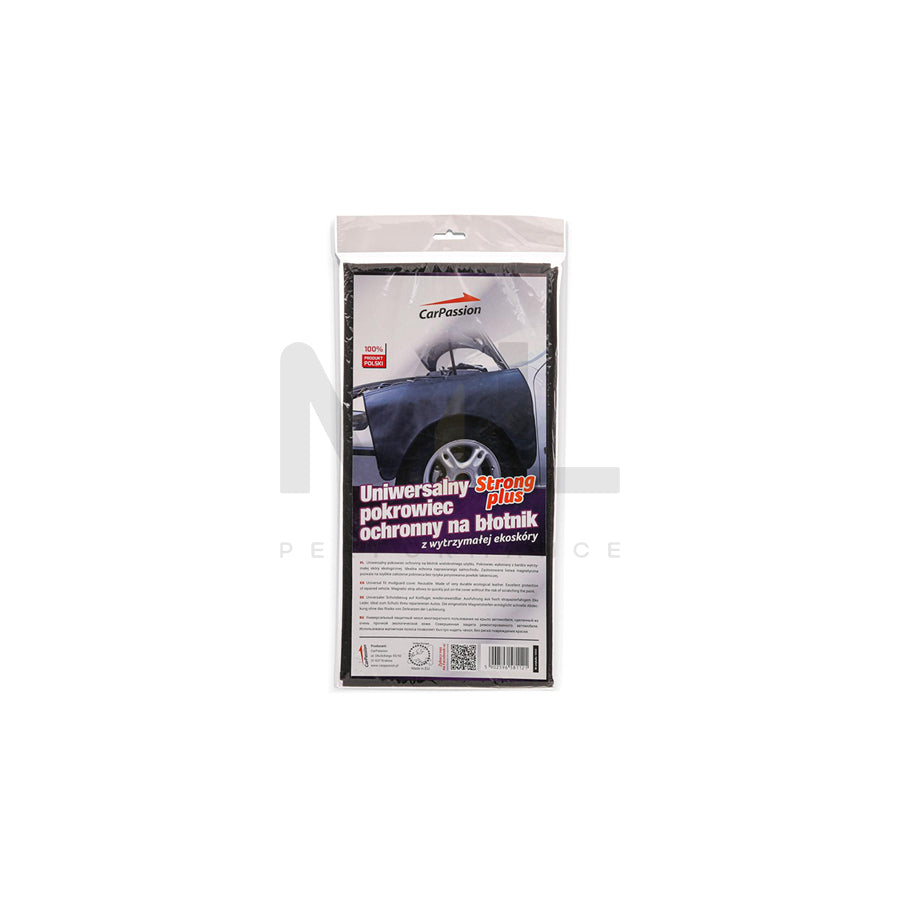 CARPASSION 10033 Fender cover Magnetic, Leather
