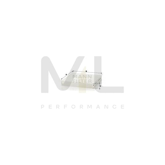 MANN-FILTER CU 2149 Pollen filter Particulate Filter