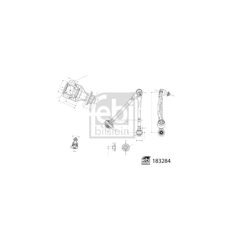 Febi Bilstein 183284 Suspension Arm for BMW I3 (I01)