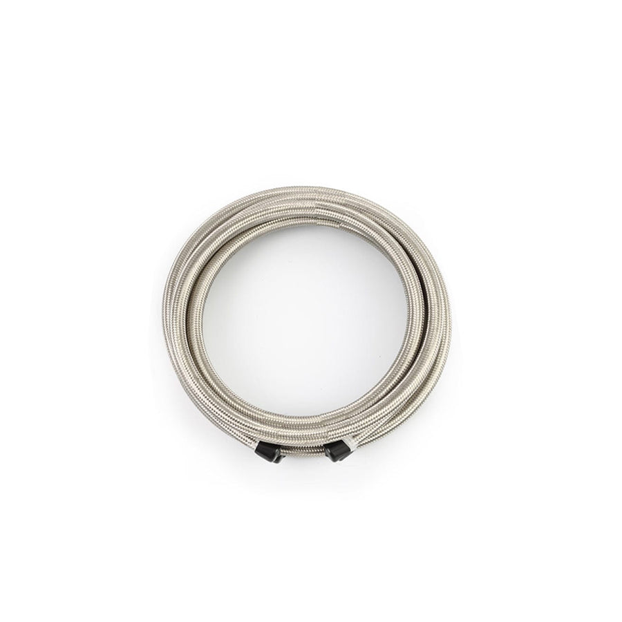 Mishimoto MMSBH-04180-CS 15Ft Stainless Steel Braided Hose w/ -4AN Fittings - Stainless