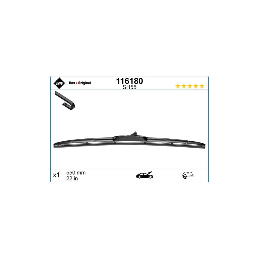 Swf Hybrid 116180 Wiper Blade | ML Performance US Car Parts