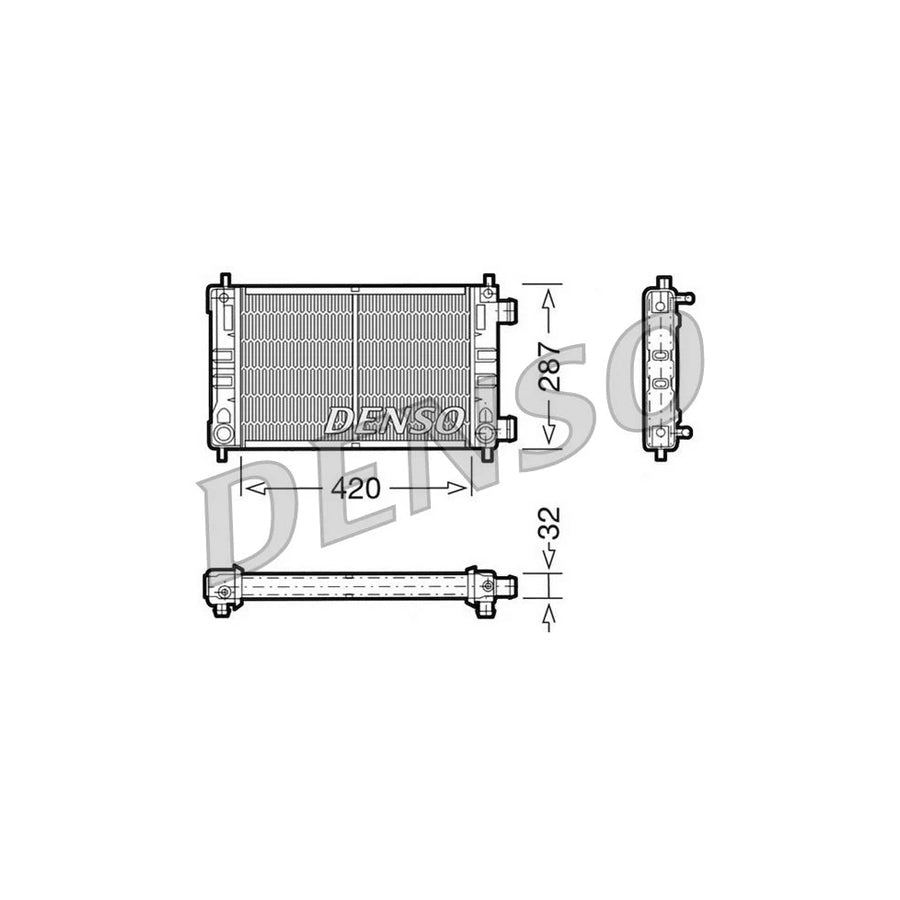 DENSO DRM20063 Engine Radiator
