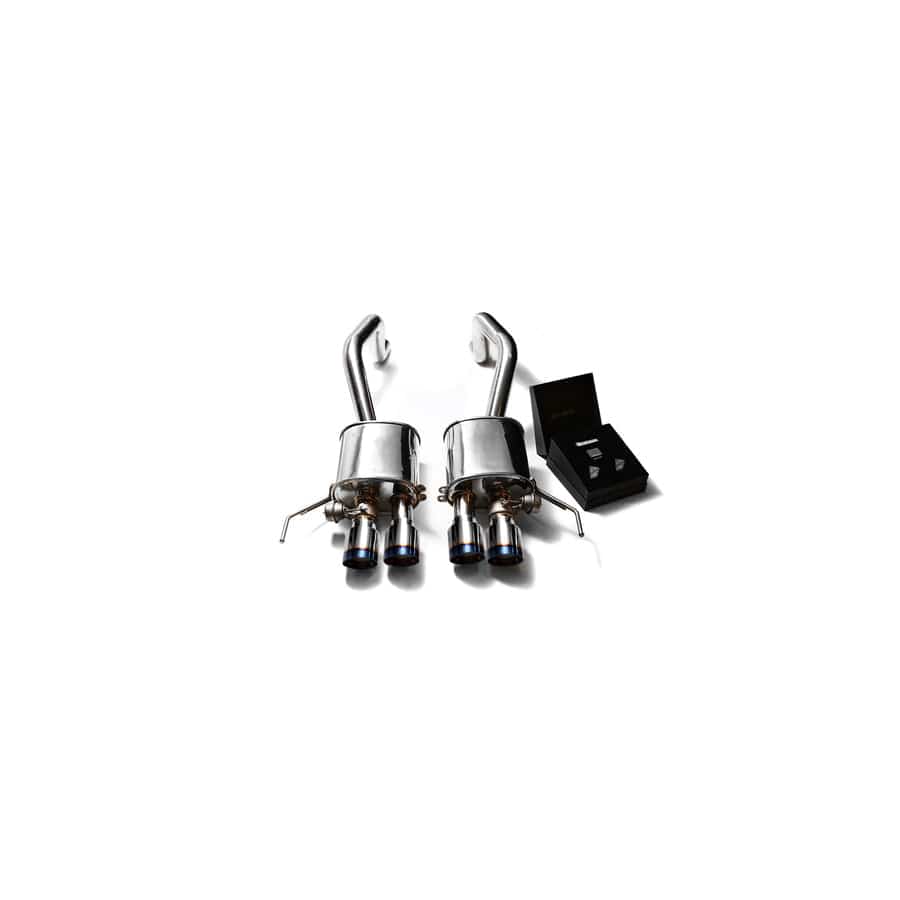 Armytrix CZ6C7-QS28B Valvetronic Exhaust System Chevrolet Corvette C7 2014-2020 with Quad Blue Coated 4"