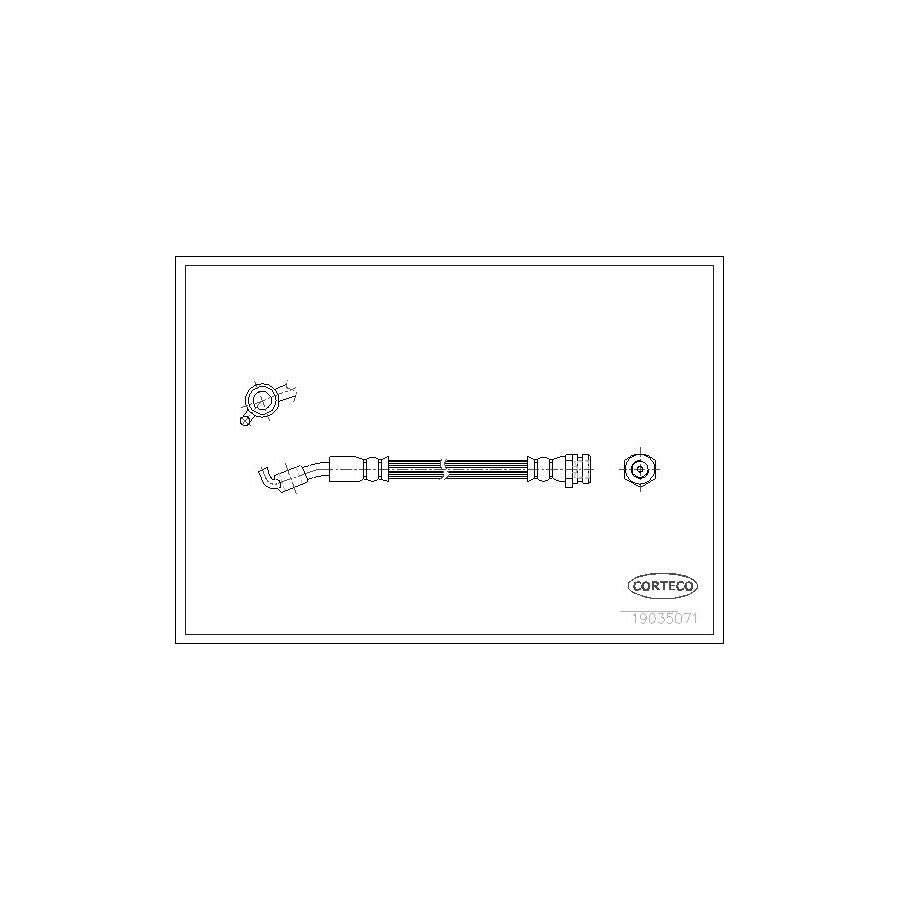 Corteco 19035071 Brake Hose