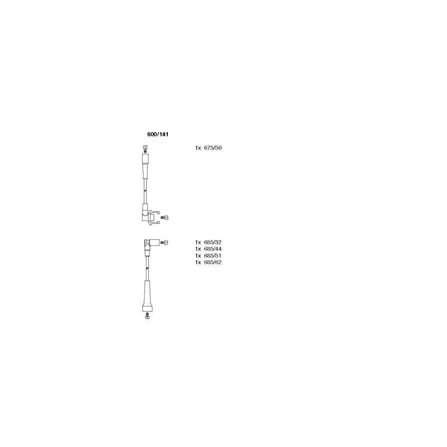 Bremi 600/141 Ignition Cable Kit
