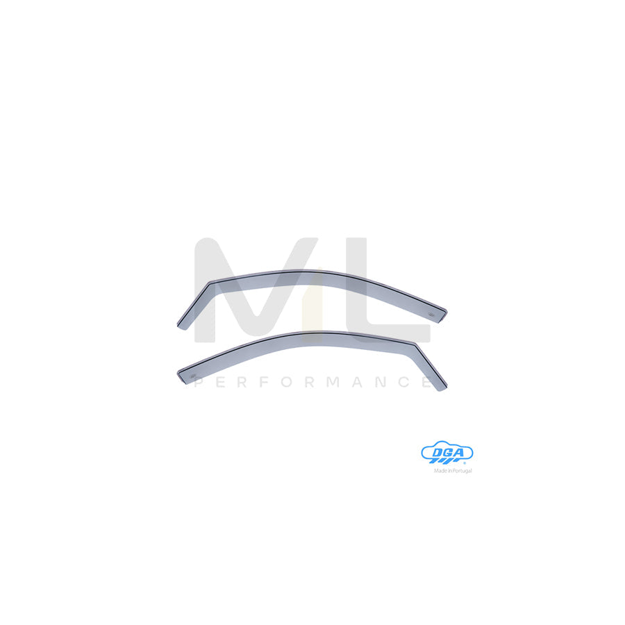DGA 16032 Wind deflectors for MITSUBISHI ASX Off-Road (GA0) Arrow direction, Front, inner