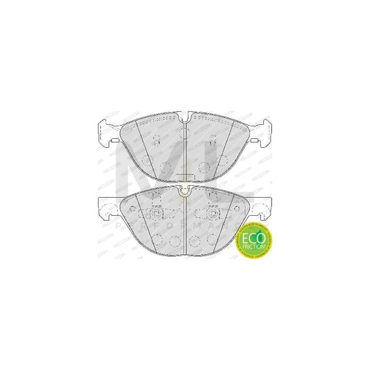 Ferodo Premier Eco Friction Fdb4108 Brake Pad Set Prepared For Wear Indicator, With Piston Clip, Without Accessories | ML Performance Car Parts