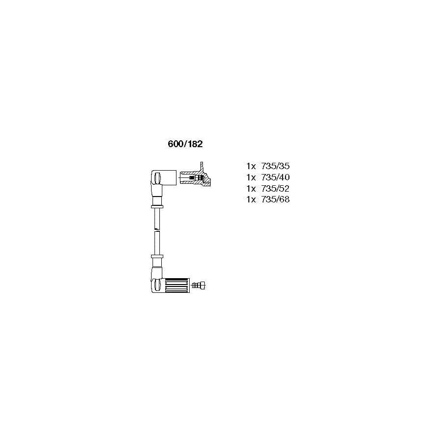 Bremi 600/182 Ignition Cable Kit