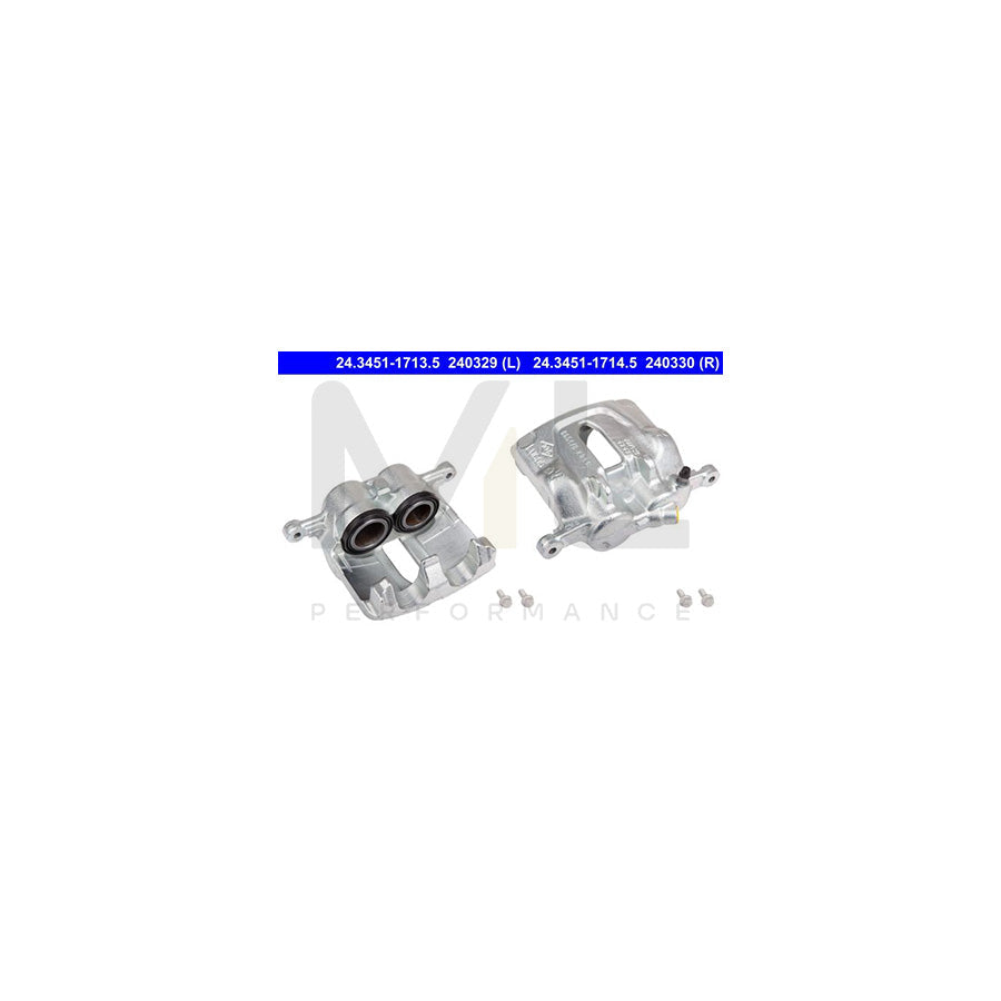ATE 24.3451-1713.5 Brake Caliper without holder