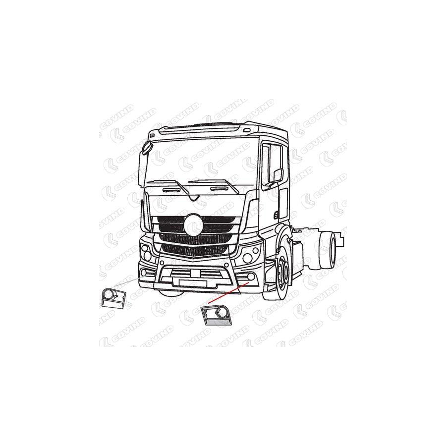 Covind 960/101 Housing, Headlight