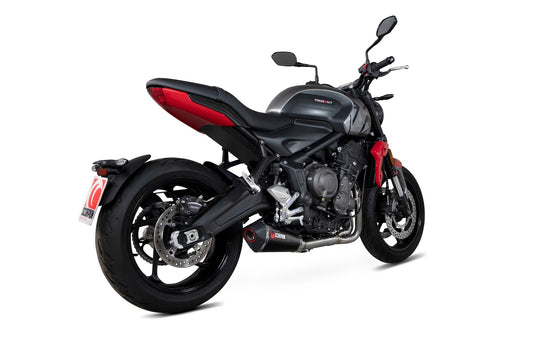 Scorpion RTR91SYSCEO Triumph Trident 660 Serket Taper Full System - Carbon Fibre Sleeve | ML Performance US US
