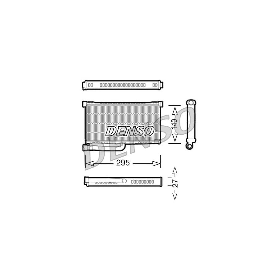 DENSO DRR02004 Heater Matrix for Audi A6
