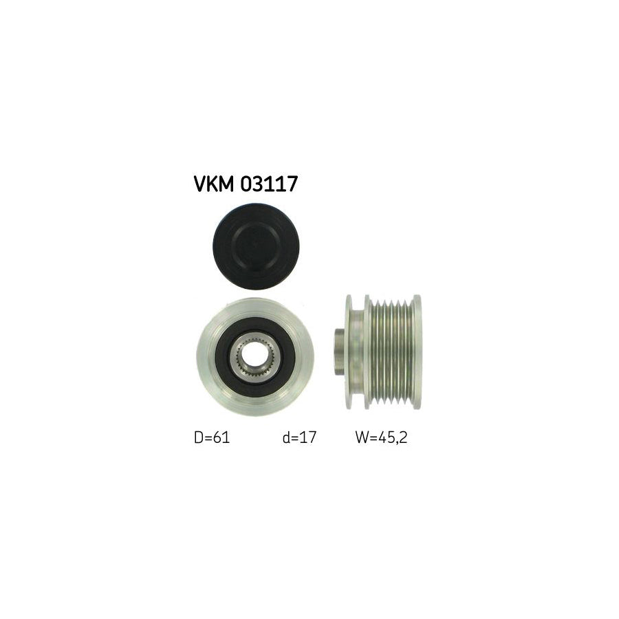 Skf Vkm 03117 Alternator Freewheel Clutch | ML Performance US Car Parts