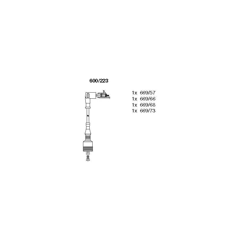 Bremi 600/223 Ignition Cable Kit
