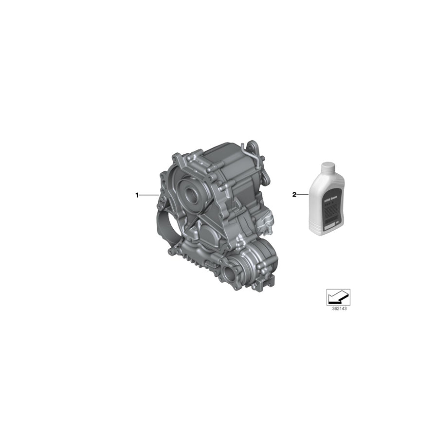 Genuine BMW 27107649181 E84 At-Auxiliary Transmission ATC35L (Inc. X1 25dX, X1 20iX & X1 28iX) | ML Performance US Car Parts