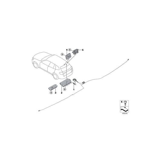 Genuine BMW 65206840264 G02 Aerial Amplifier Am/Fm1/Tv1/Tv3 Jpn (Inc. X4) | ML Performance US Car Parts